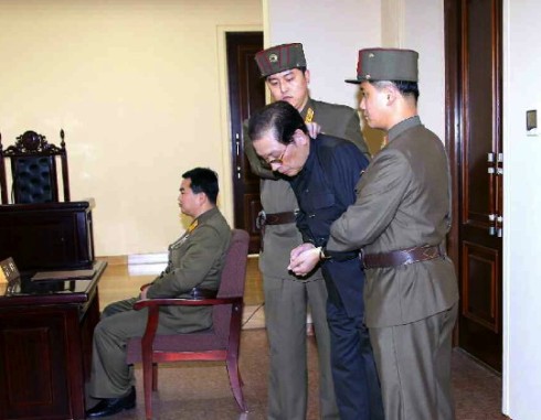 Jang Song Taek appears before a tribunal of the Ministry of State Security on 12 December 2013 (Photo: Rodong Sinmun)